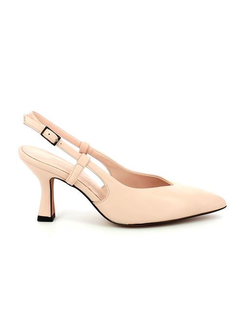 decolleté con tacco in pelle nude BRERA Artigiani di Milano | 4403X